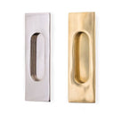 Studio Brass Oval Flush Pull